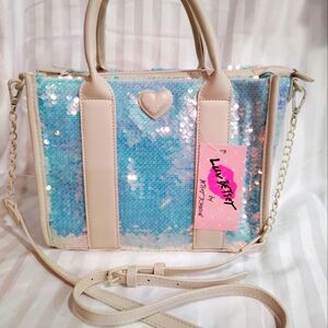 Betsy Johnson sequence satchel
